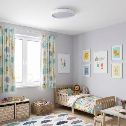 Brilagi - Dimbare LED-plafondlamp LUCIA LED/60W/230V 3000-6500K Ø 59 cm wit + afstandsbediening