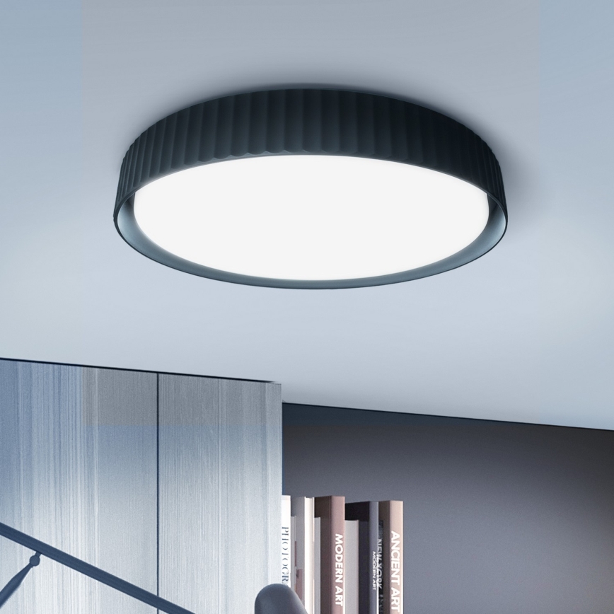 Brilagi - Dimbare LED-plafondlamp LUCIA LED/60W/230V 3000-6500K Ø 59 cm zwart + afstandsbediening