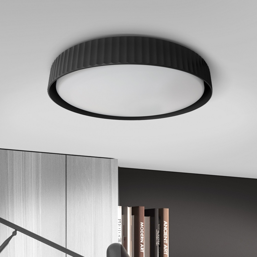 Brilagi - Dimbare LED-plafondlamp LUCIA LED/60W/230V 3000-6500K Ø 59 cm zwart + afstandsbediening