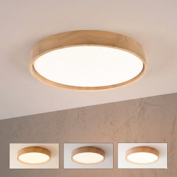 Brilagi - Dimbare LED-plafondlamp MANAROLA SMART STARS LED/36W/230V 3000-6000K Wi-Fi Tuya Beacon diam. 51 cm + afstandsbediening