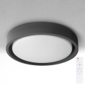 Brilagi - Dimbare LED-plafondlamp MATTEO, 60 W, 230 V, 3000–6500 K, Ø 51,5 cm, zwart, incl. afstandsbediening
