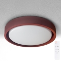 Brilagi - Dimbare LED-plafondlamp MATTEO LED/48W/230V 3000-6500K Ø 41 cm rood + afstandsbediening