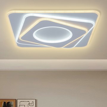 Brilagi - Dimbare LED Plafondlamp MODERN LED/100W/230V 2700-6500K 48x48 cm + afstandsbediening