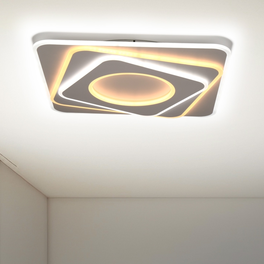 Brilagi - Dimbare LED Plafondlamp MODERN LED/100W/230V 2700-6500K 48x48 cm + afstandsbediening