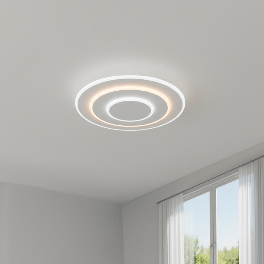 Brilagi - Dimbare LED-plafondlamp MODERN, 58 W, 230 V, 3000–6000 K, Ø 46,3 cm + afstandsbediening