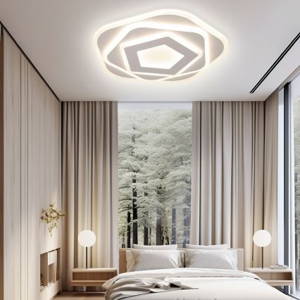 Brilagi - Dimbare LED Plafondlamp MODERN LED/64W/230V 2700-6500K diameter 40 cm + afstandsbediening