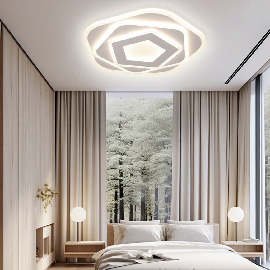Brilagi - Dimbare LED Plafondlamp MODERN LED/64W/230V 2700-6500K diameter 40 cm + afstandsbediening