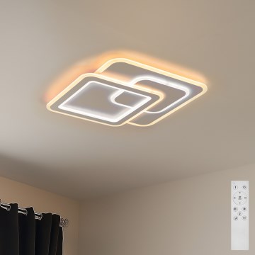 Brilagi - Dimbare LED Plafondlamp MODERN LED/80W/230V 2700-6500K 52,5x52,5 cm + afstandsbediening