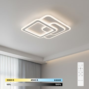 Brilagi - Dimbare LED plafondlamp MODERN LED/80W/230V 3000-6000K 52,5x52,5 cm + afstandsbediening