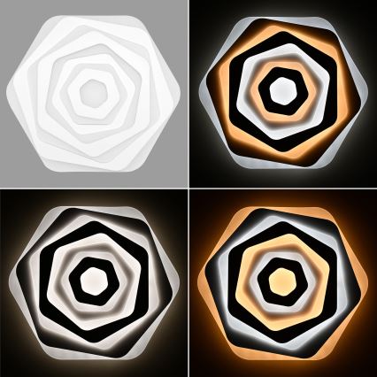 Brilagi - Dimbare LED Plafondlamp MODERN LED/85W/230V 2700-6500K diameter 53 cm + afstandsbediening