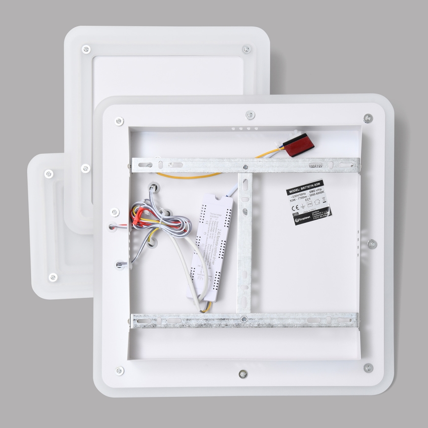 Brilagi - Dimbare LED Plafondlamp MODERN LED/93W/230V 2700-6500K 48,5x48,5 cm + afstandsbediening