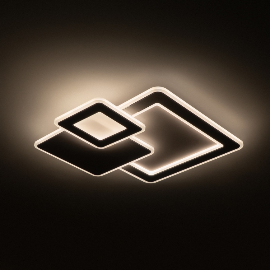 Brilagi - Dimbare LED plafondlamp MODERN LED/93W/230V 3000-6000K 48,5x48,5 cm + afstandsbediening