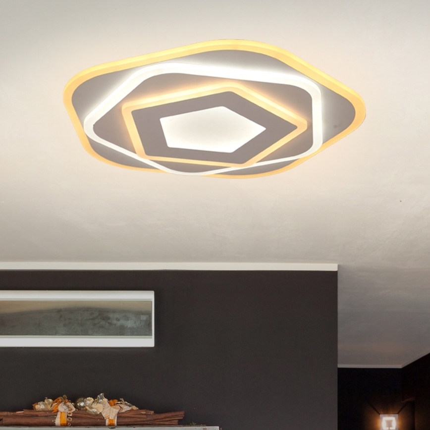 Brilagi - Dimbare LED Plafondlamp MODERN MINI LED/53W/230V 3000/4000/6000K + afstandsbediening