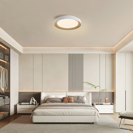 Brilagi - Dimbare LED-plafondlamp NEXO LED/48W/230V 3000-6000K wit Ø 43 cm + afstandsbediening