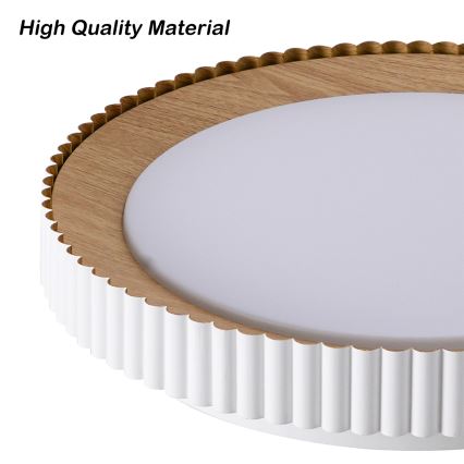 Brilagi - Dimbare LED-plafondlamp NEXO LED/48W/230V 3000-6000K wit Ø 43 cm + afstandsbediening