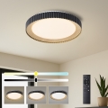 Brilagi - dimbare LED-plafondlamp NEXO LED/48W/230V 3000-6000K zwart Ø 43 cm + afstandsbediening