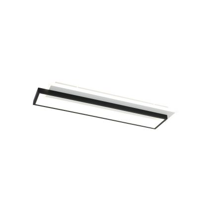 Brilagi - LED dimbare plafondlamp OUTLINE LED/66W/230V 3000-6000K 15x60 cm wit/zwart + afstandsbediening