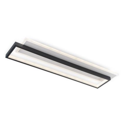 BRILAGI - LED dimbare plafondlamp OUTLINE LED/66W/230V 3000-6000K 15x60 cm wit/zwart + afstandsbediening