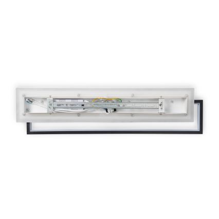 BRILAGI - LED dimbare plafondlamp OUTLINE LED/66W/230V 3000-6000K 15x60 cm wit/zwart + afstandsbediening