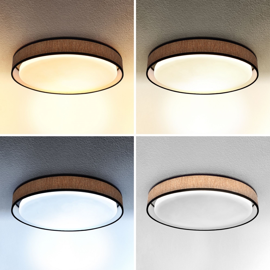Brilagi - LED dimbare plafondlamp PILAR LED/48W/230V 3000-6500K Ø 43 cm + afstandsbediening