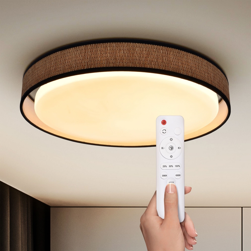 Brilagi - LED dimbare plafondlamp PILAR LED/48W/230V 3000-6500K Ø 43 cm + afstandsbediening