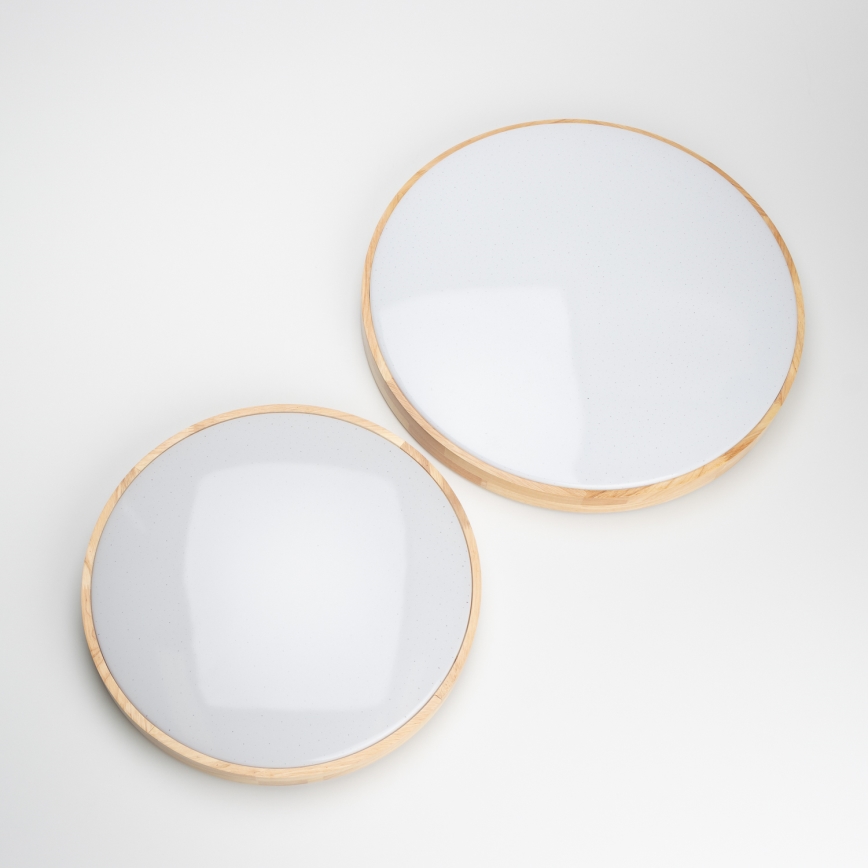 Brilagi - Dimbare LED-plafondlamp PINE LED/60W/230V Ø 52 cm 3000-6500K + afstandsbediening