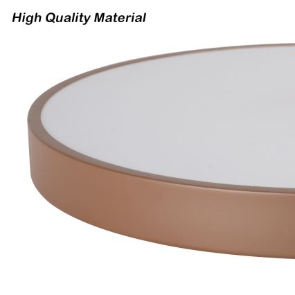 Brilagi - LED dimbare plafondlamp POOL LED/36W/230V 3000-6000K Ø 30 cm bruin + afstandsbediening