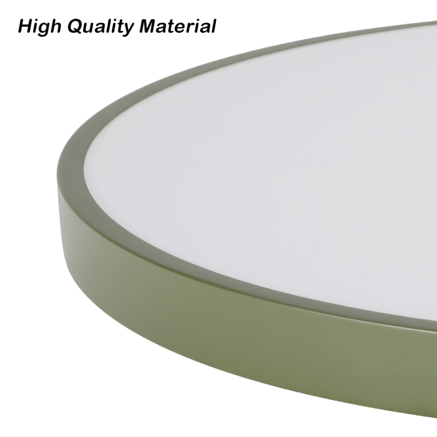 Brilagi - LED dimbare plafondlamp POOL LED/36W/230V 3000-6000K Ø 30 cm groen + afstandsbediening