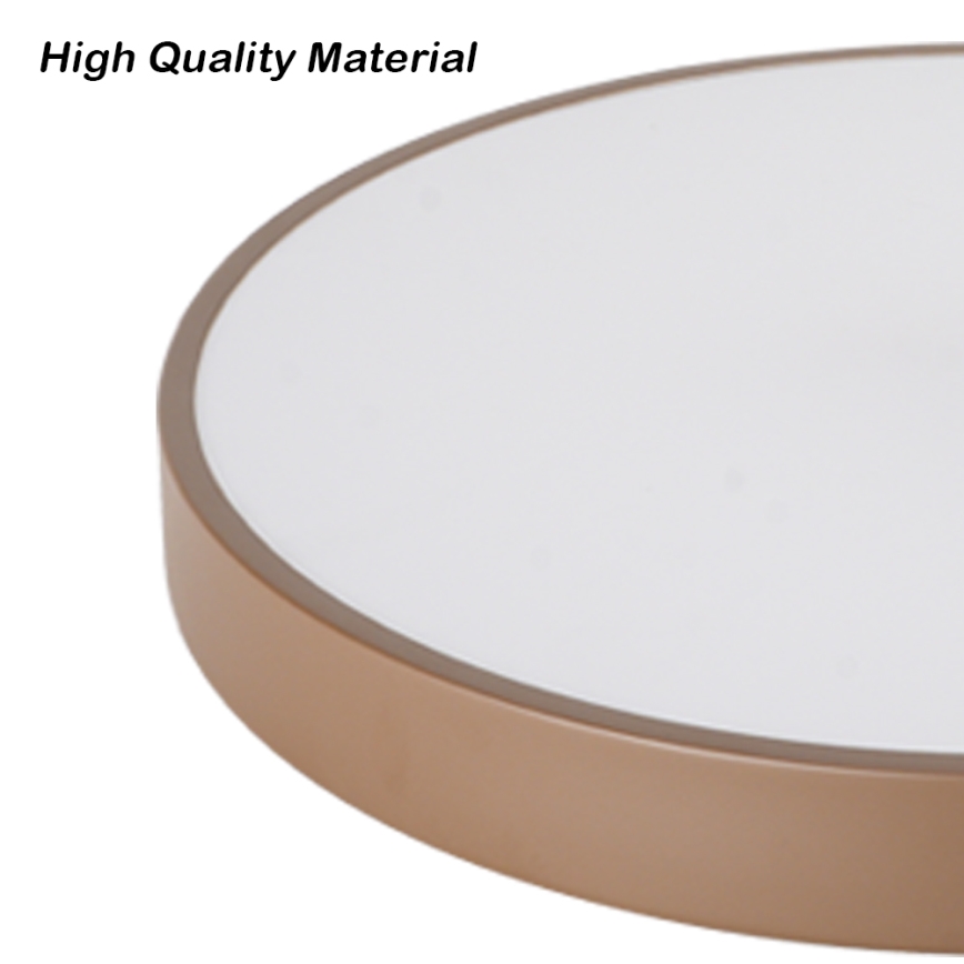 Brilagi - Dimbare LED-plafondlamp POOL 48W/230V 3000-6000K Ø 40 cm bruin + afstandsbediening