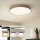Brilagi - Dimbare LED-plafondlamp POOL LED/60W/230V 3000-6000K Ø 50 cm bruin + afstandsbediening