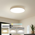 Brilagi - dimbare LED-plafondlamp POOL LED/60W/230V 3000-6000K Ø 60 cm beige + afstandsbediening