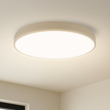 Brilagi - Dimbare LED Plafondlamp POOL SMART LED/60W/230V diameter 50 cm Wi-Fi Tuya beige + afstandsbediening