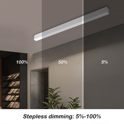 Brilagi - dimbare LED-plafondlamp SLEEKLINE SMART LED/40W/230V 3000-6000K Wi-Fi Tuya wit + afstandsbediening