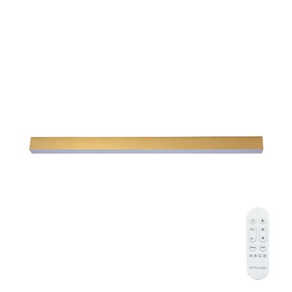 Brilagi - Dimbare LED-plafondlamp SLEEKLINE SMART LED/40W/230V 3000-6000K Wi-Fi Tuya goudkleurig + afstandsbediening