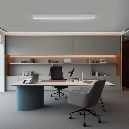 Brilagi - LED-dimbare plafondlamp SLEEKLINE SMART LED/40W/230V 3000-6000K Wi-Fi Tuya zilver + afstandsbediening