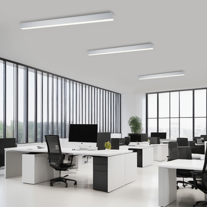 Brilagi - LED-dimbare plafondlamp SLEEKLINE SMART LED/40W/230V 3000-6000K Wi-Fi Tuya zilver + afstandsbediening