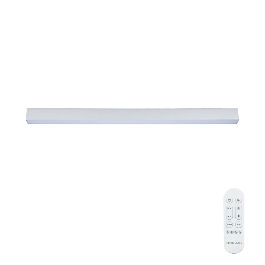 Brilagi - LED-dimbare plafondlamp SLEEKLINE SMART LED/40W/230V 3000-6000K Wi-Fi Tuya zilver + afstandsbediening