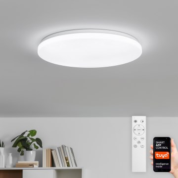 Brilagi - Dimbare LED-plafondlamp SMART LED/24W/230V Ø 38 cm 3000-6000K Wi-Fi Tuya Beacon + afstandsbediening