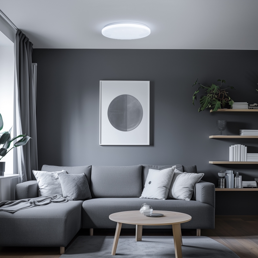 Brilagi - LED dimbare plafondlamp SMART STARS LED/36W/230V Ø 48 cm 3000-6000K Wi-Fi Tuya Beacon + afstandsbediening