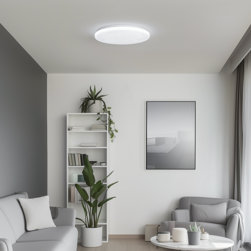 Brilagi - LED dimbare plafondlamp SMART STARS LED/36W/230V Ø 48 cm 3000-6000K Wi-Fi Tuya Beacon + afstandsbediening