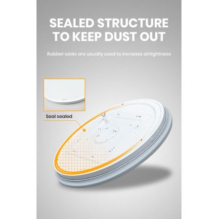 Brilagi - LED dimbare plafondlamp SMART STARS LED/36W/230V Ø 48 cm 3000-6000K Wi-Fi Tuya Beacon + afstandsbediening