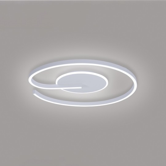 Brilagi - Dimbare LED-plafondlamp SPIRAL LED/56W/230V Ø 50 cm 3000/4000/6000K + afstandsbediening