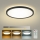 Brilagi - Dimbare LED-plafondlamp ULTRA SLIM LED/24W/230V 2700-6500K Ø 42 cm zwart + afstandsbediening