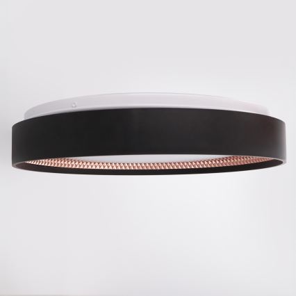 Brilagi - LED-dimbare plafondlamp WALDO LED/48W/230V 3000-6500K Ø 40 cm zwart/goud + afstandsbediening