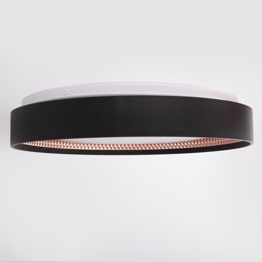 Brilagi - LED-dimbare plafondlamp WALDO LED/48W/230V 3000-6500K Ø 40 cm zwart/goud + afstandsbediening