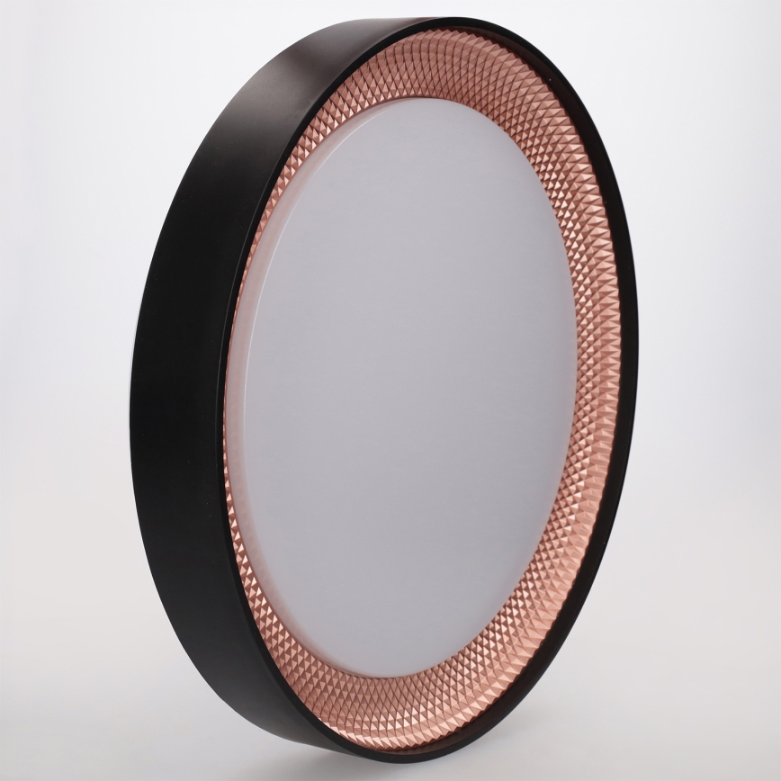 Brilagi - LED-dimbare plafondlamp WALDO LED/48W/230V 3000-6500K Ø 40 cm zwart/goud + afstandsbediening