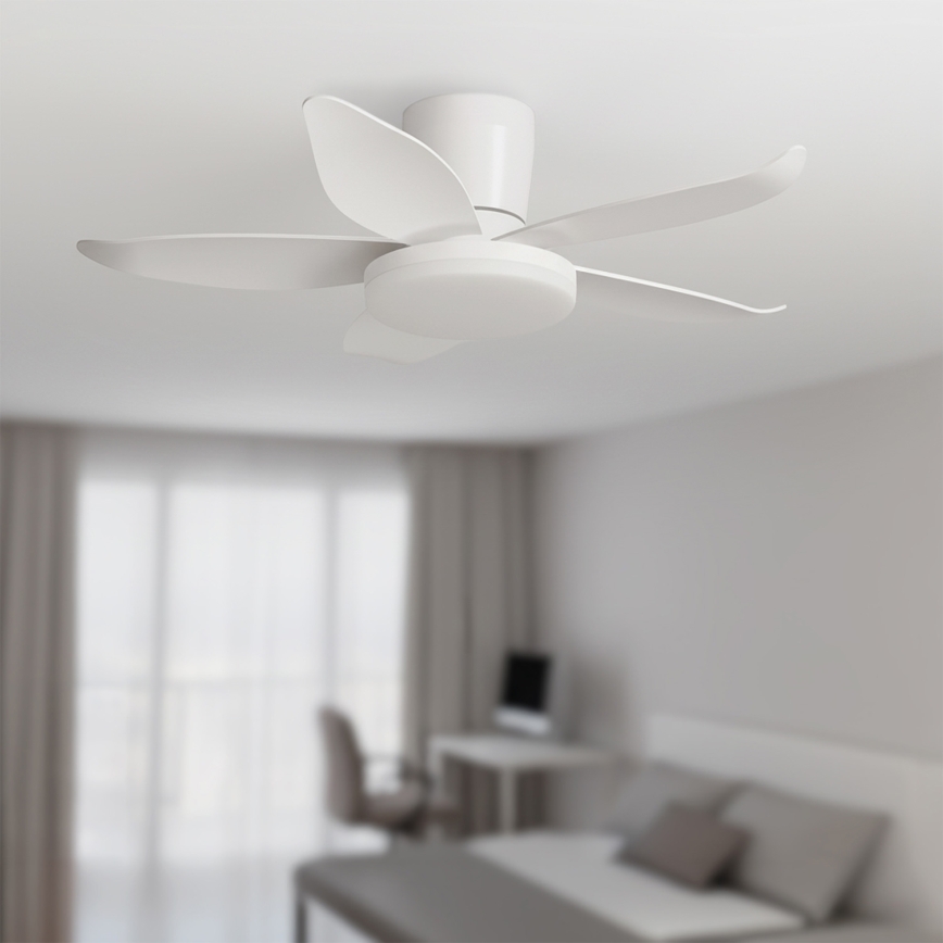 Brilagi - LED-dimbare plafondventilator LED/32W/230V 3000-6500K Ø 95 cm wit + afstandsbediening