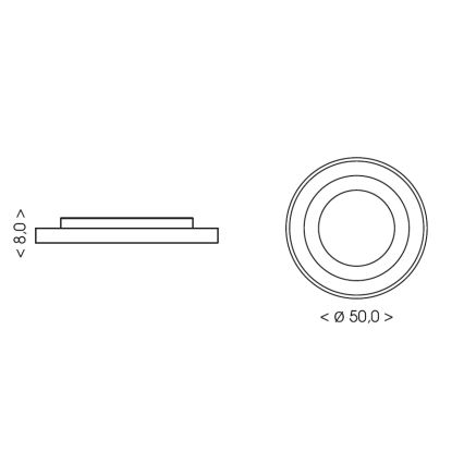 BRILAGI - LED Dimbare plafondlamp voor kinderen ASTRO LED/55W/230V 3000-6000K Ø 50 cm + afstandsbediening