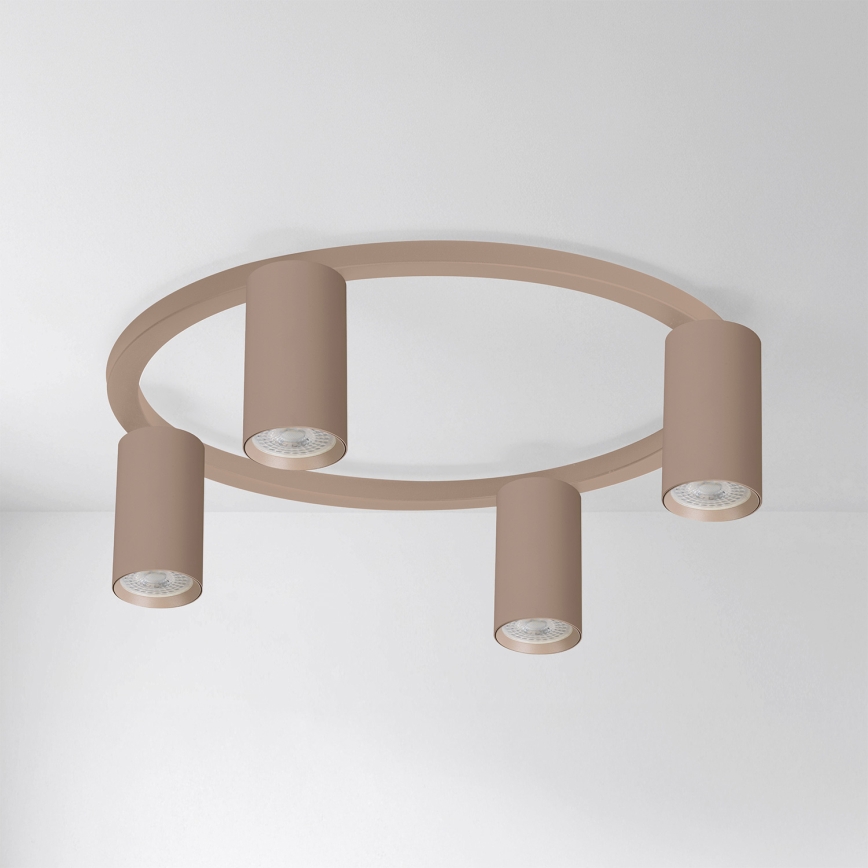 Brilagi - LED RGBW dimbare plafondlamp SELE 4xGU10/6,5W/230V 2700-6500K beige