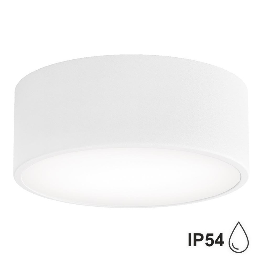 Brilagi - LED RGBW dimbare badkamerplafondlamp CLARE 1xE27/9W/230V 2700-6500K Ø 20 cm IP54 Wi‑Fi wit